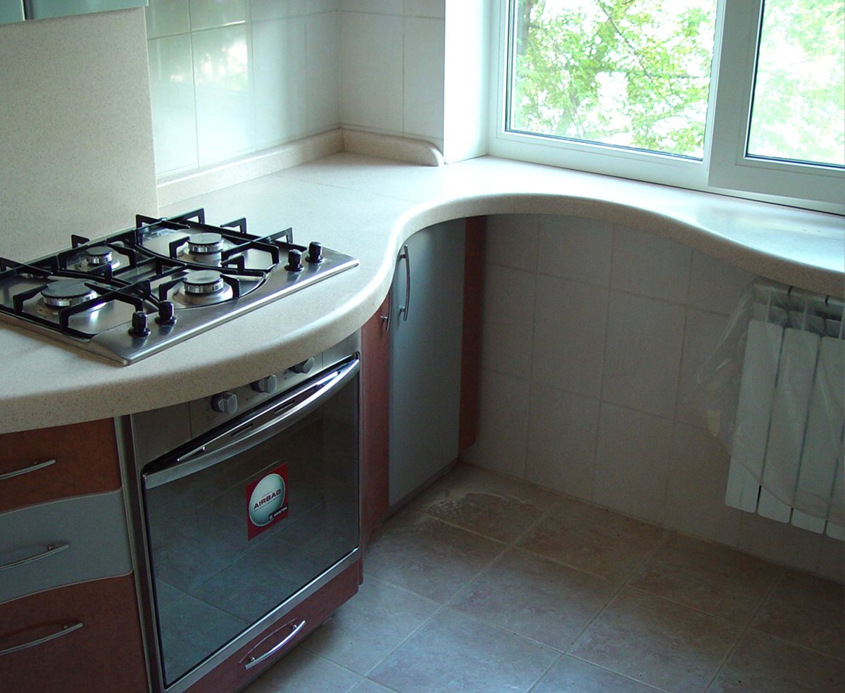 Кухонный подоконник столешница