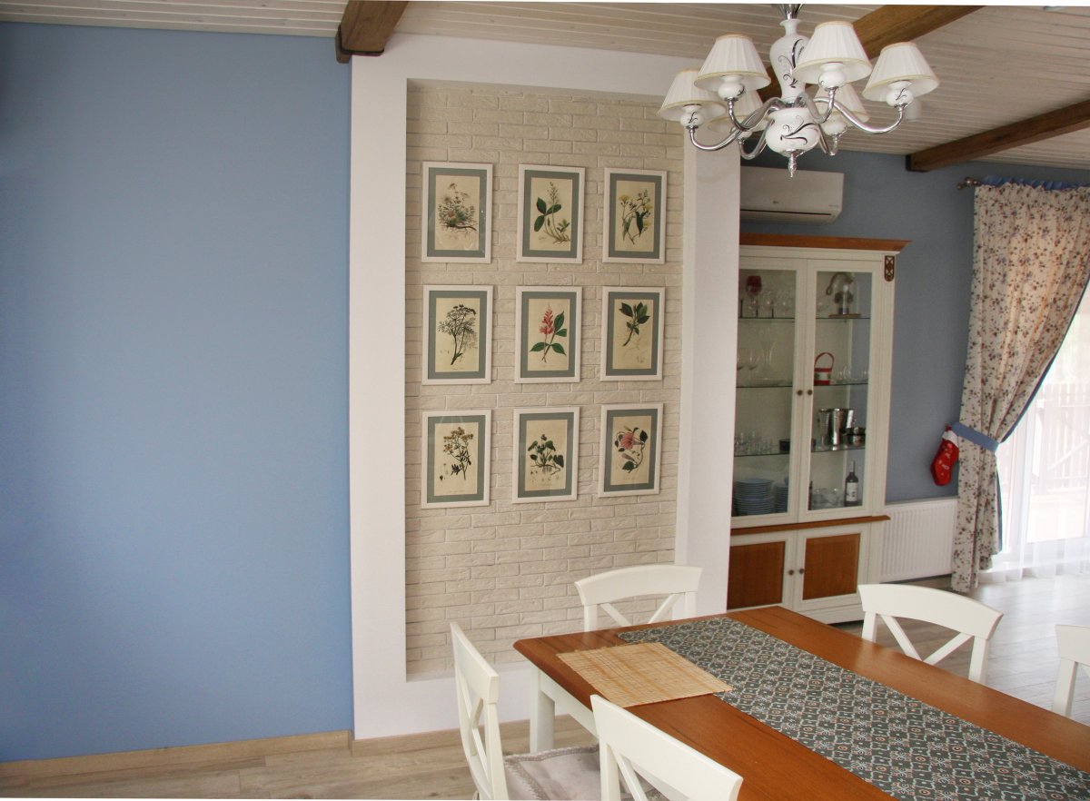 Пластиковая вагонка в интерьере