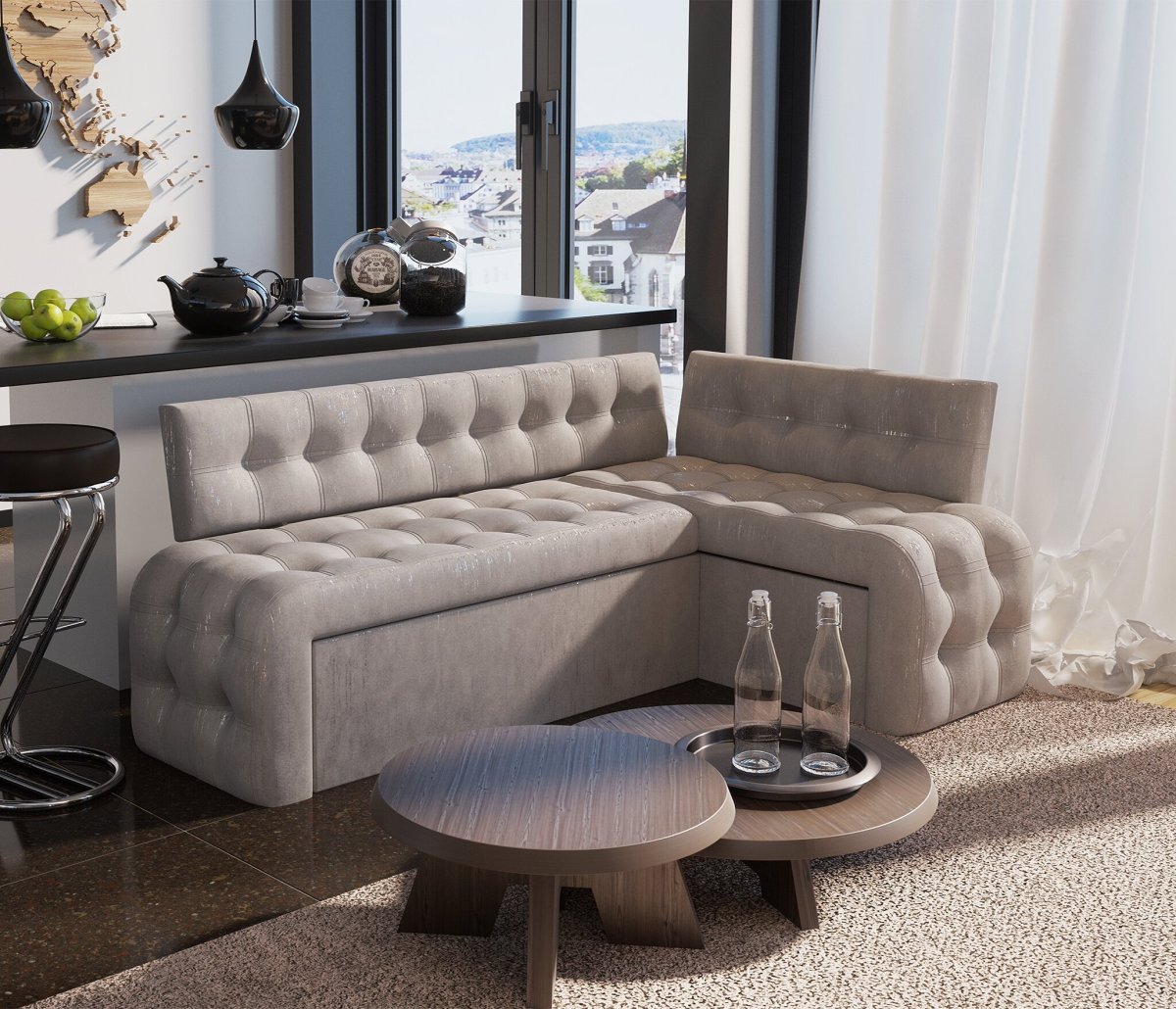 Обеденная зона на кухне