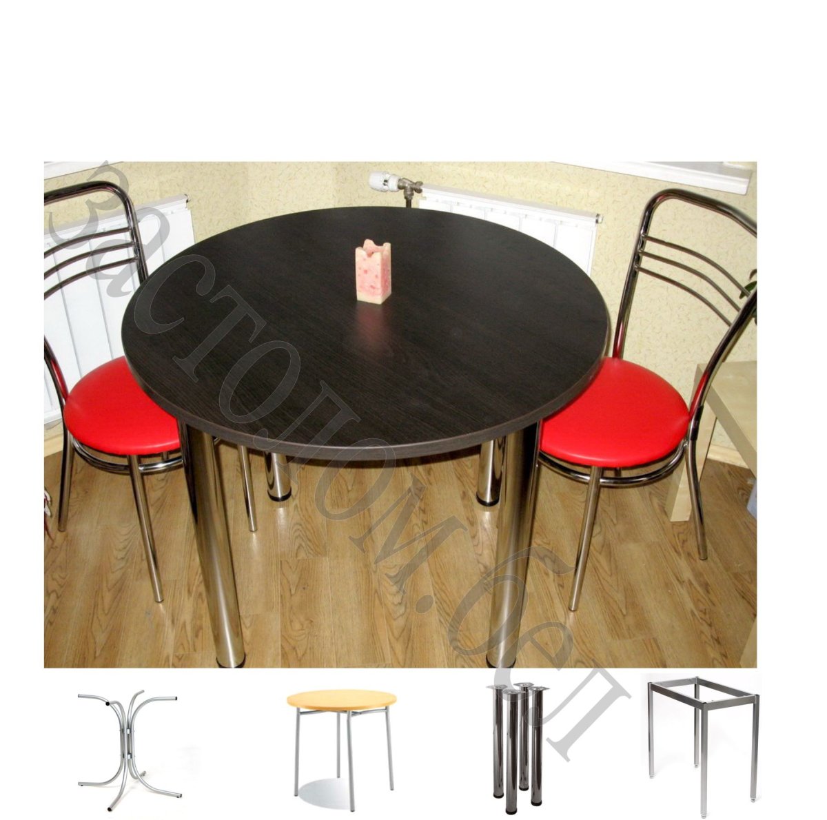 Стол круглый обеденный для кухни икеа