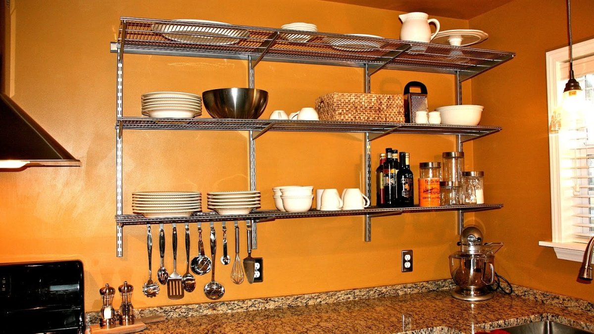 Этажерки и стеллажи для кухни в икеа