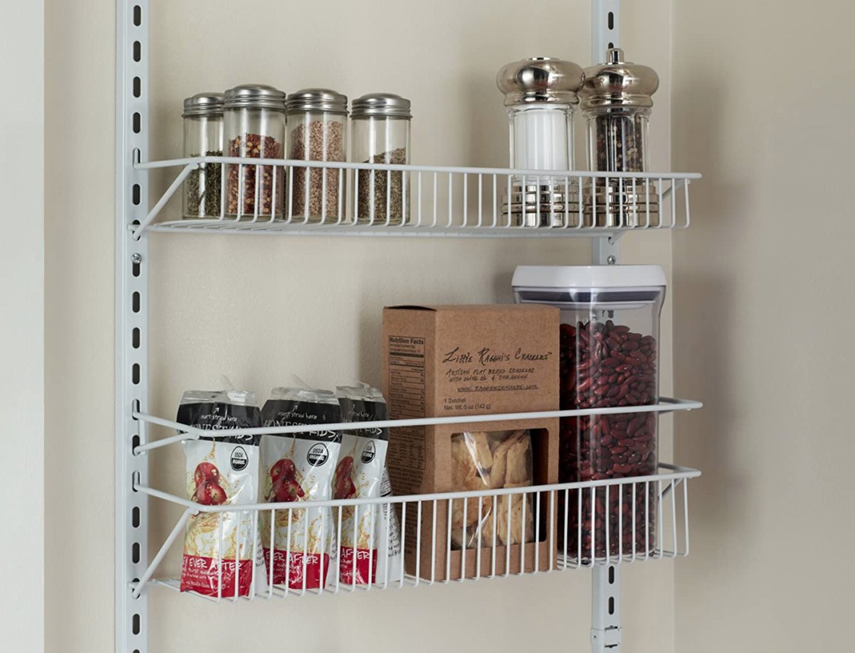 Металлическая полка для кухни