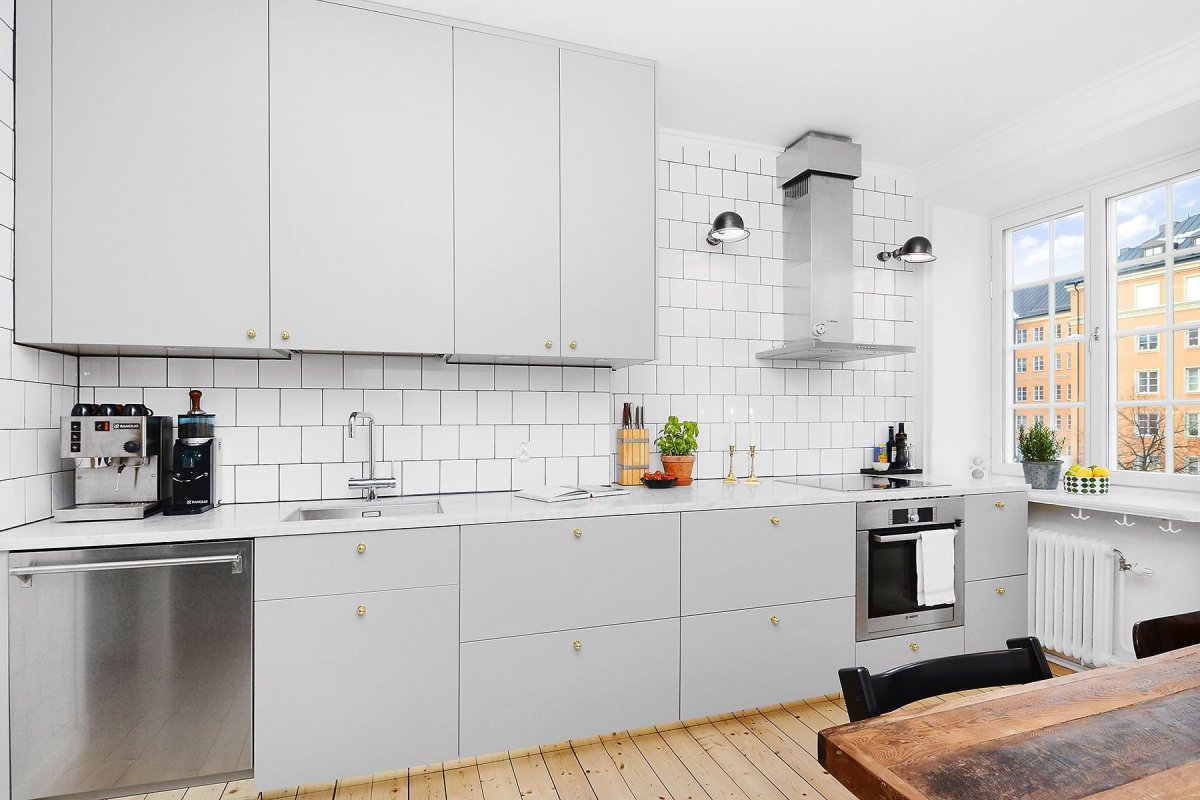 Кухня Сэведаль икеа в интерьере