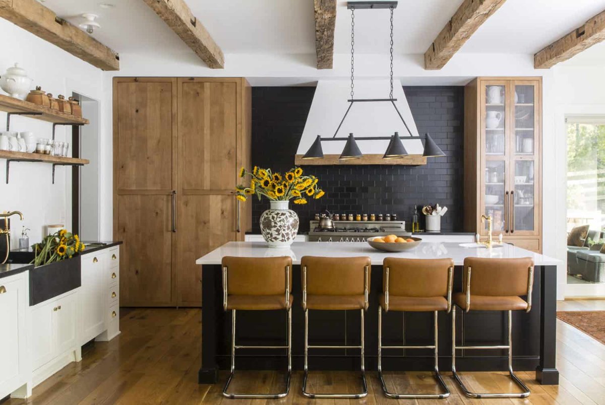 Кухня бохо Сканди декор