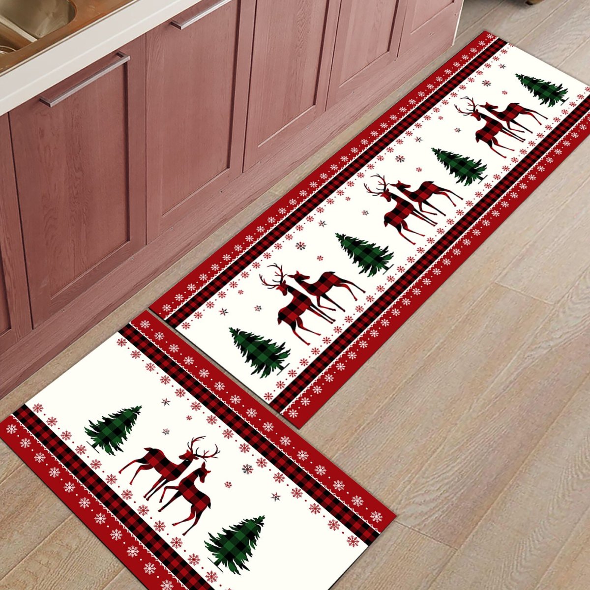 Противоскользящий кухонный коврик