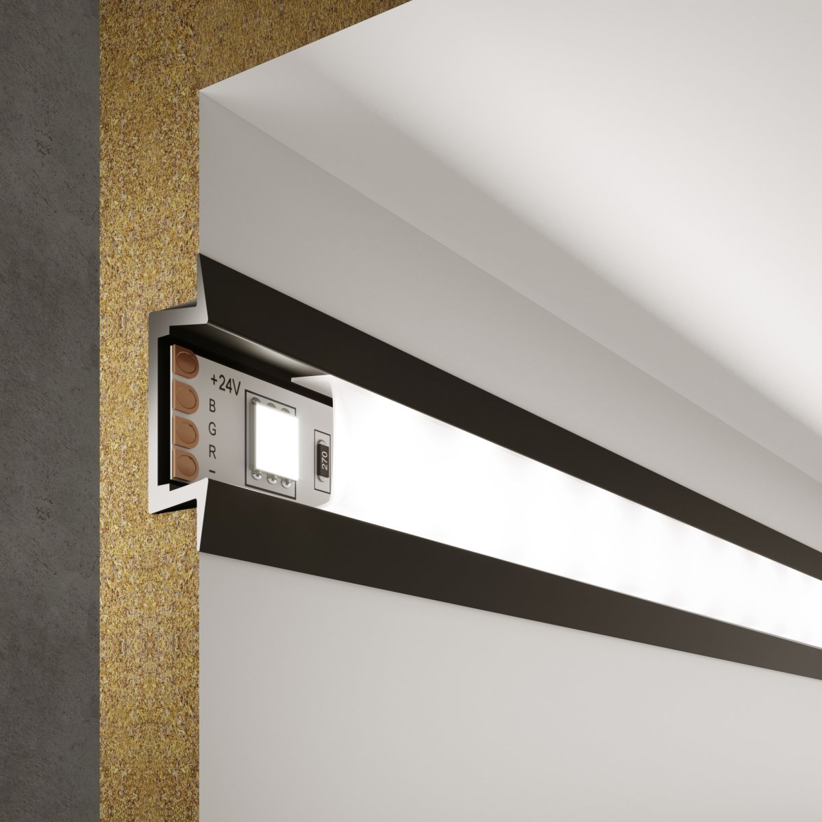 Профиль ручка gola с подсветкой