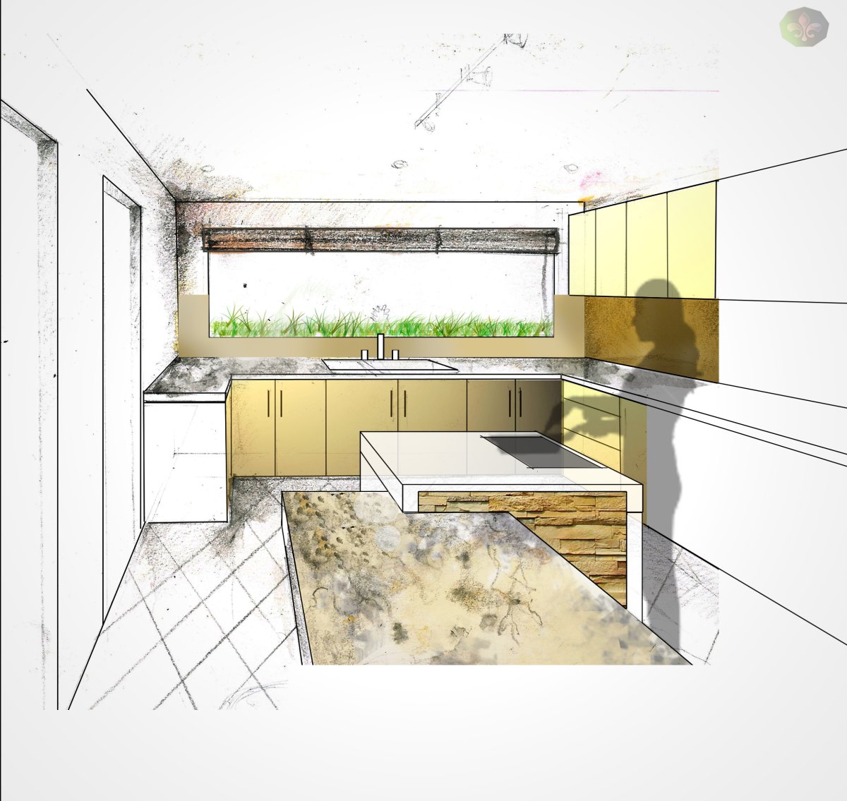 Кухня скетч