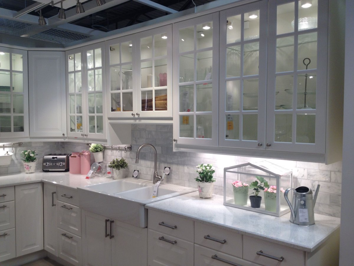 Кухня икеа зеленая Будбин