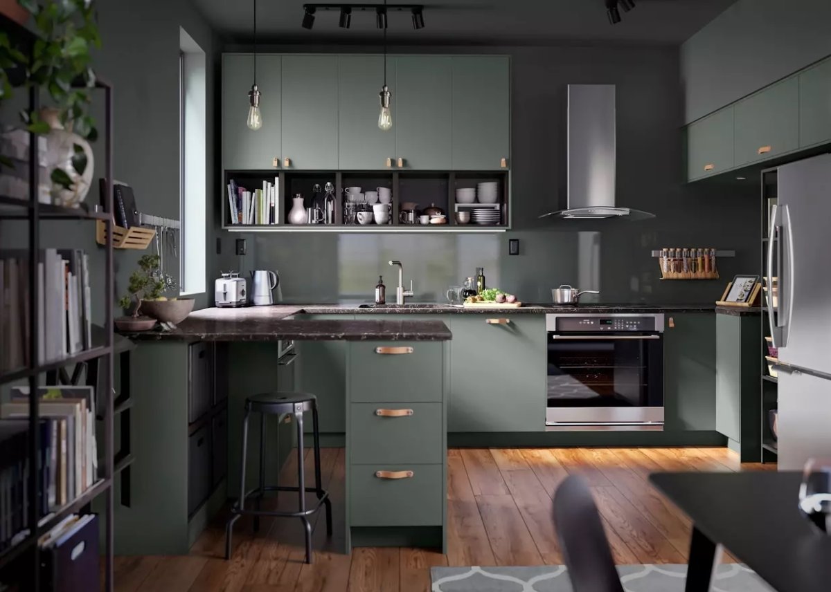 Forest Green 3027 кухня