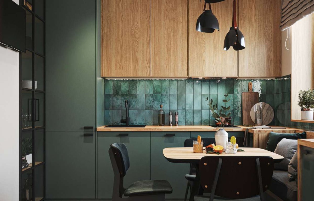 Кухня Калларп икеа в интерьере