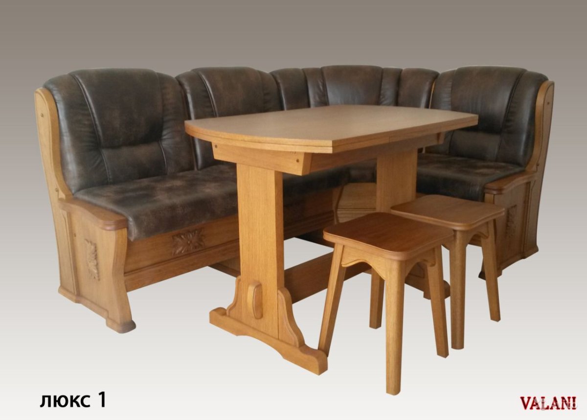 Кухонный уголок дерево Данил Артель