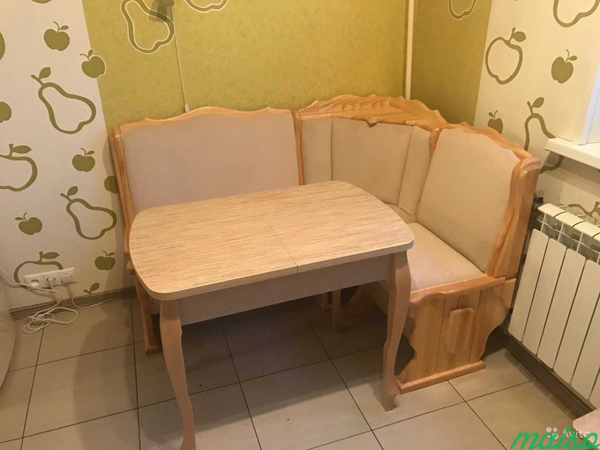 Угол кухонный (бук массив, комплект)