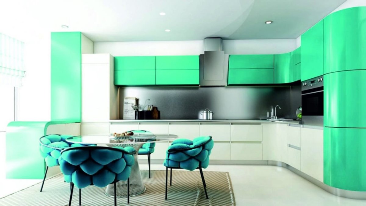 Цвет кухни Бриз софт тач