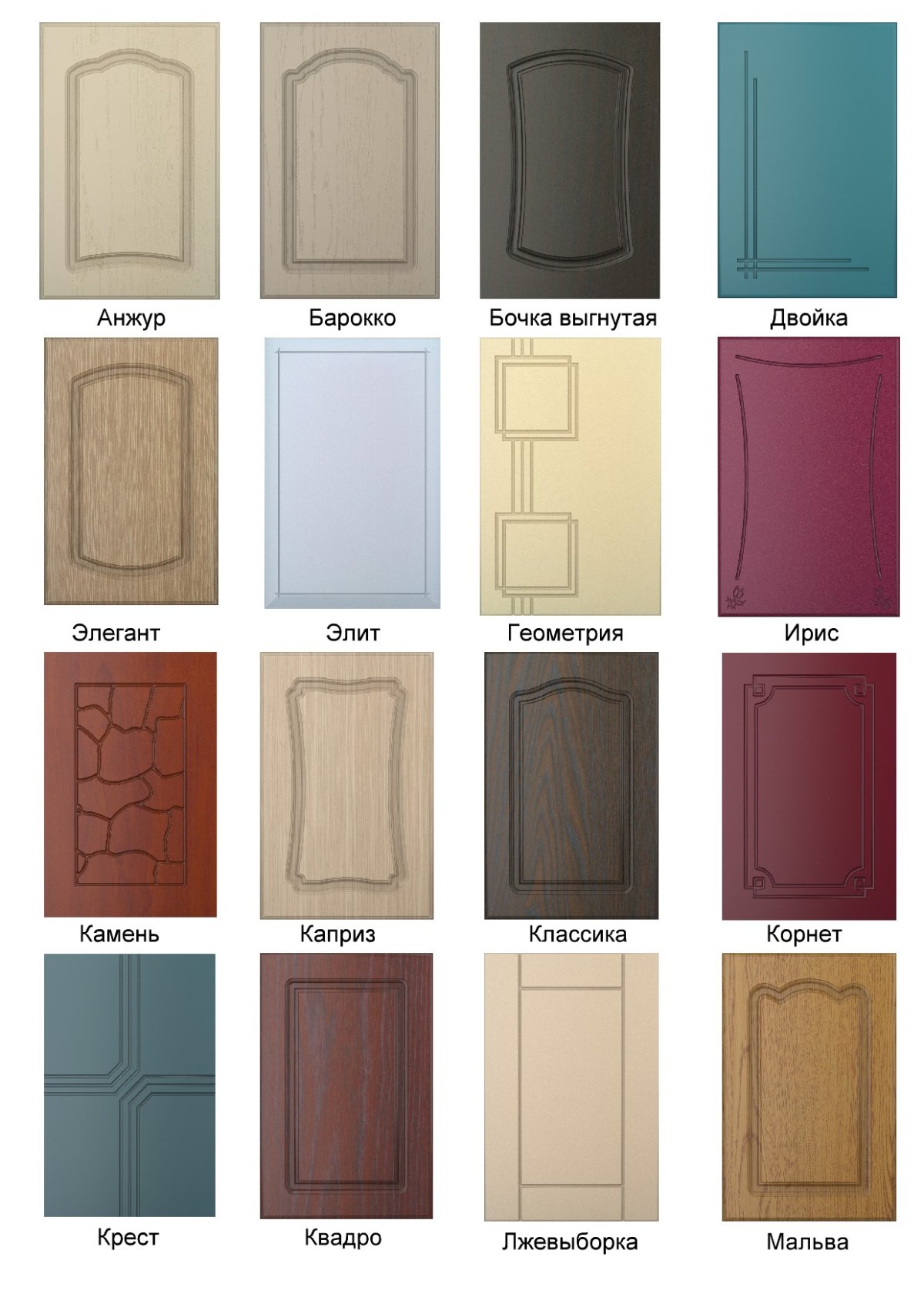 Фрезеровки для МДФ фасадов 2020