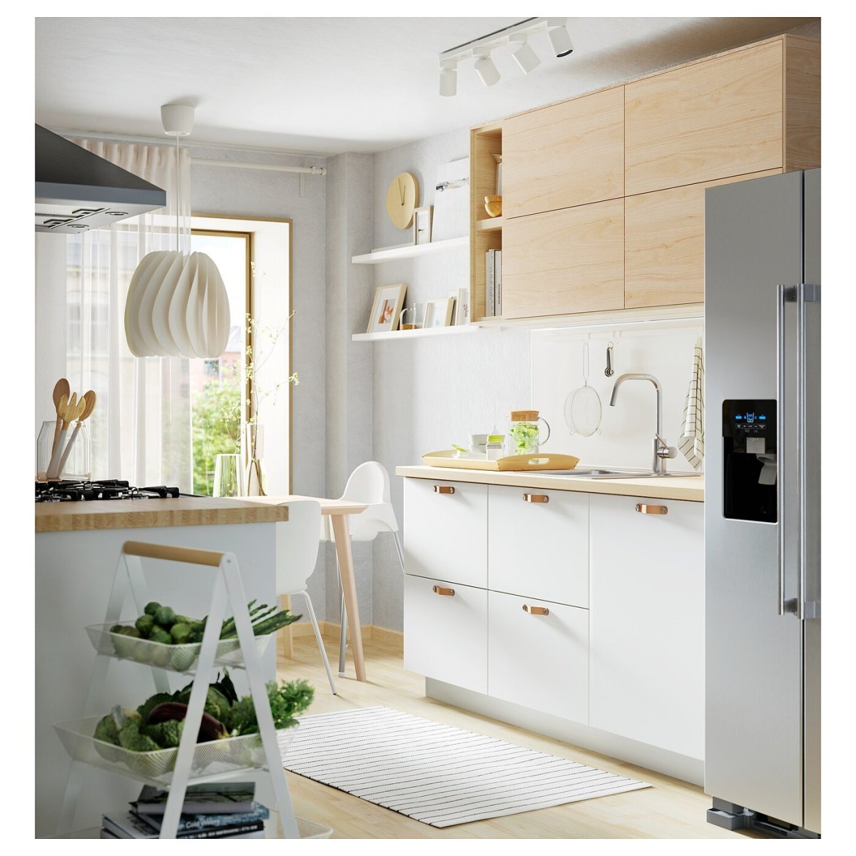 Кухня икеа в стиле Минимализм