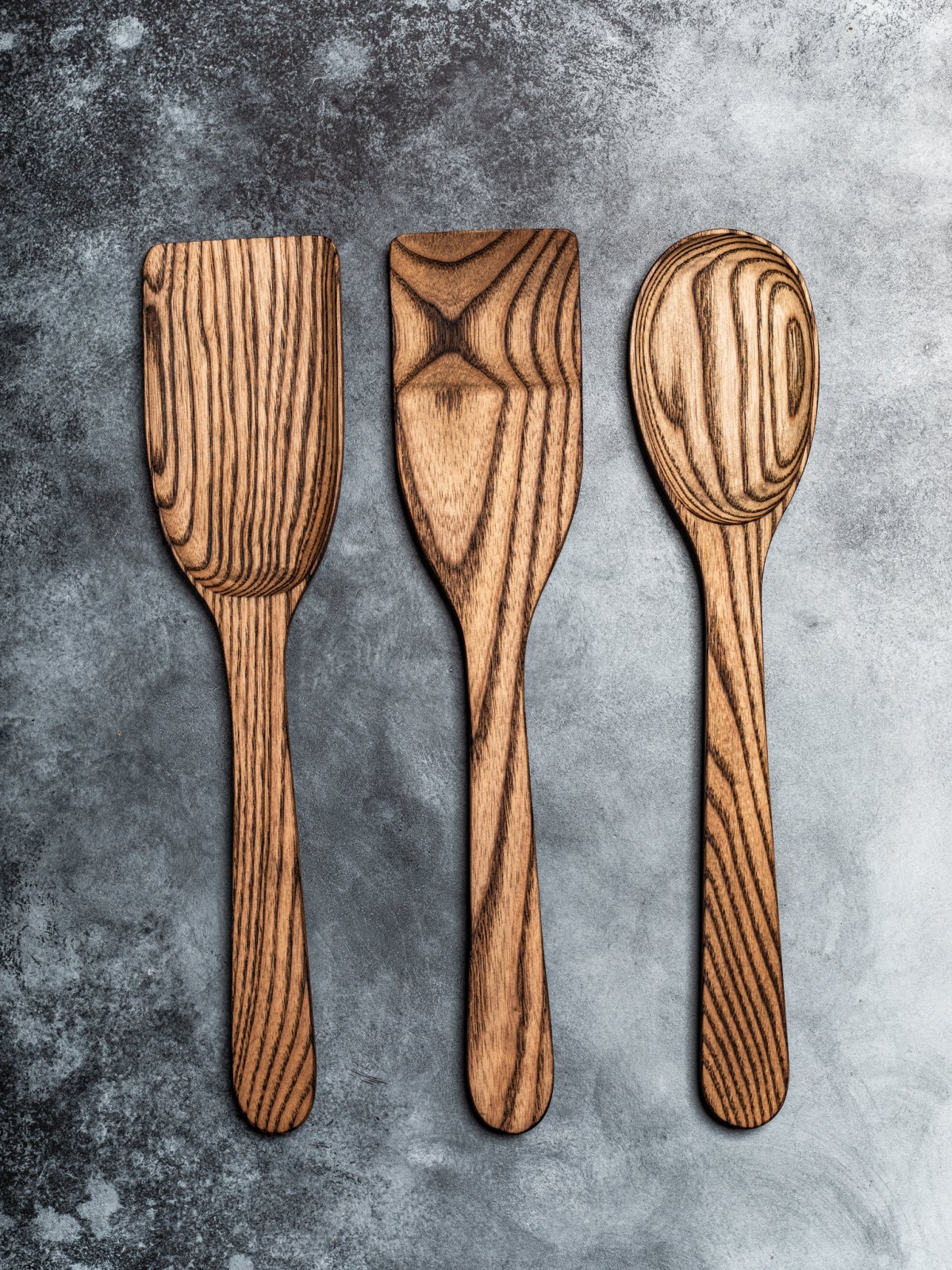 Деревянная лопатка вид сверху