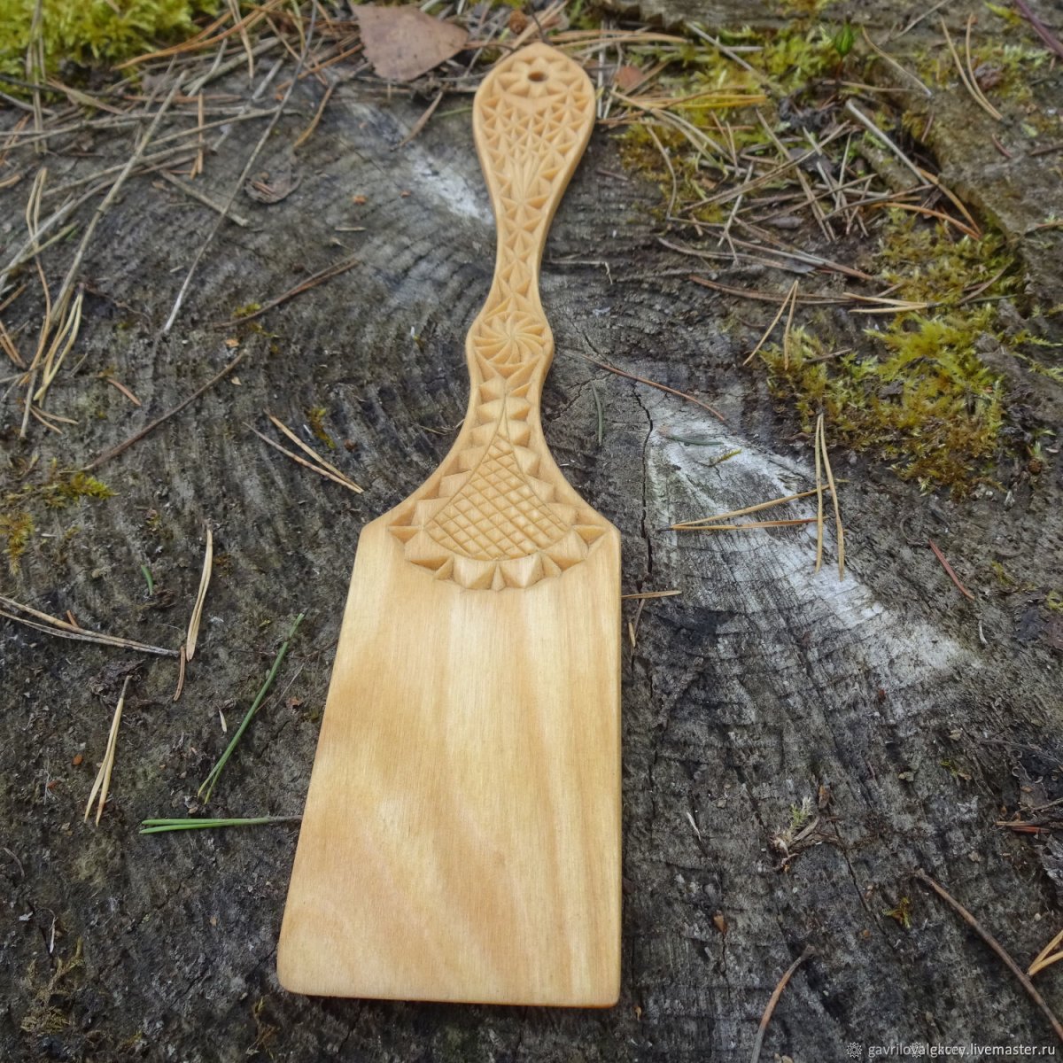 Лопатка деревянная кухонная