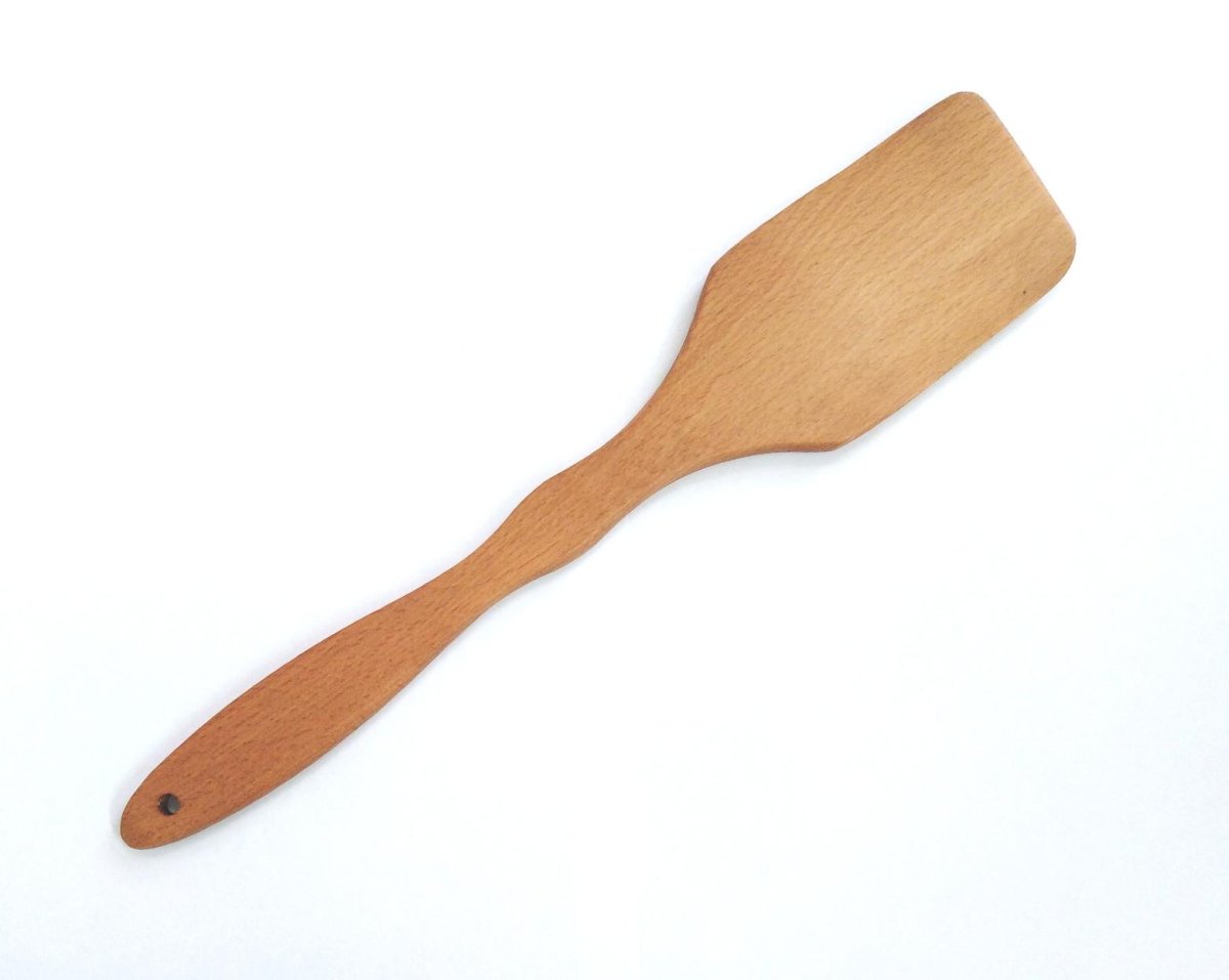 Лопатка кухонная 30x5,8x0,5см деревянная бук