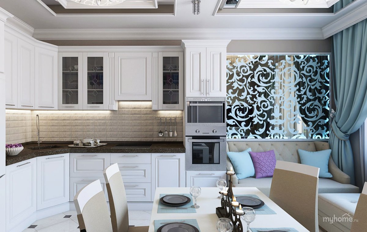 Кухня в неоклассическом стиле