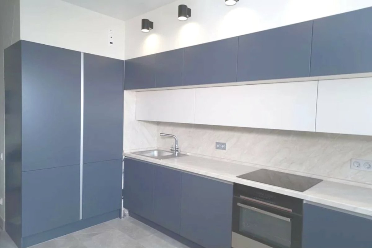 Угловые кухонные гарнитуры без ручек