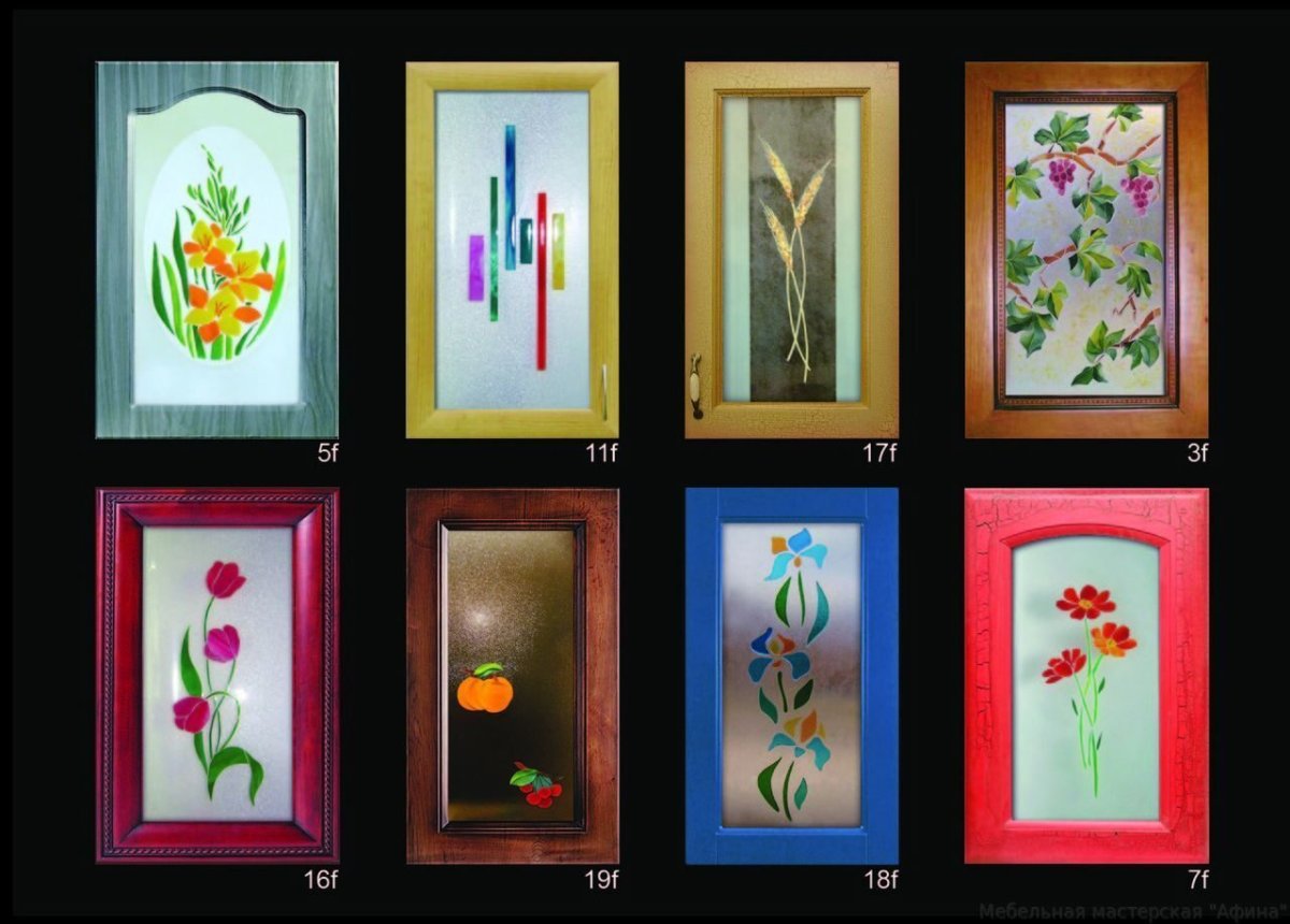 Пленочный витраж Decra led