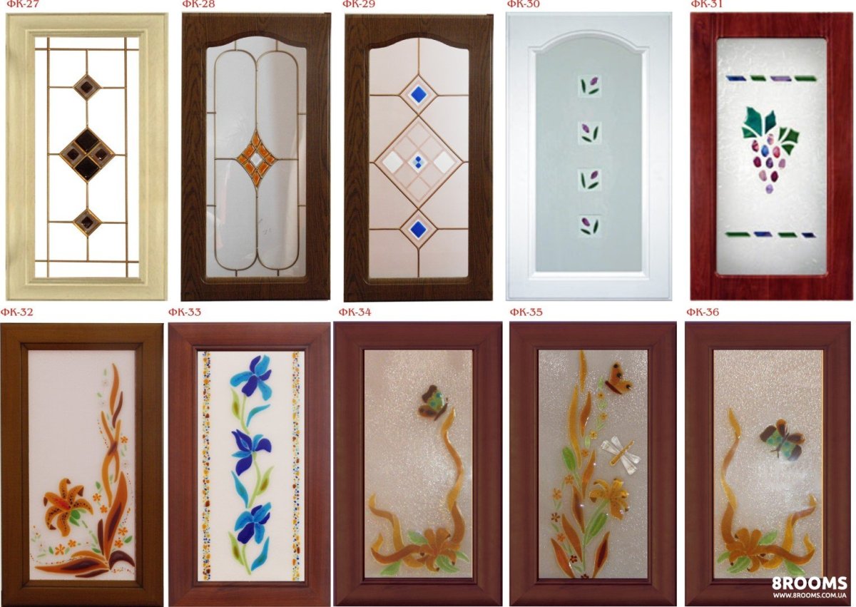 Витражи для кухонных фасадов