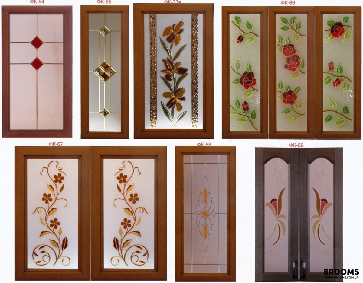 Витраж Тиффани кухонный фасад