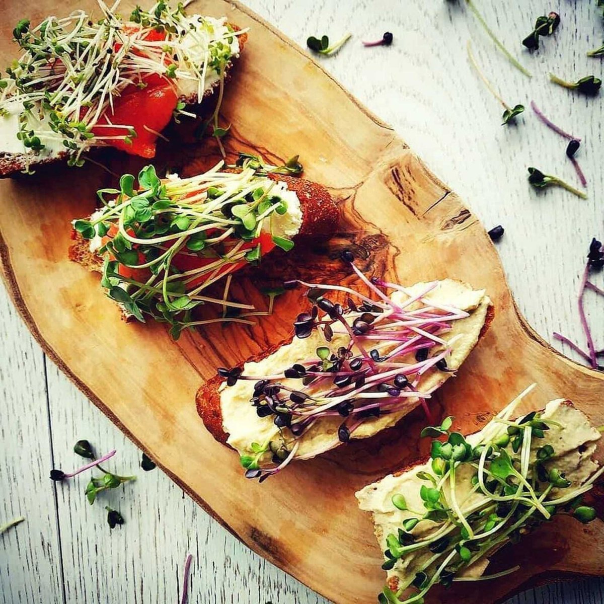 Зеленые фрукты и овощи