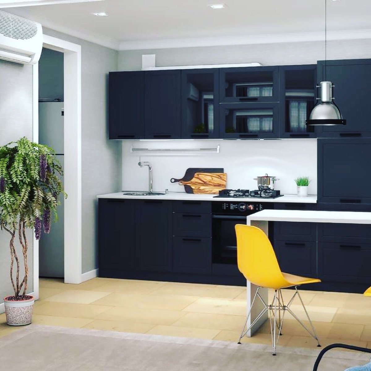 Кухня Амика серый перламутр