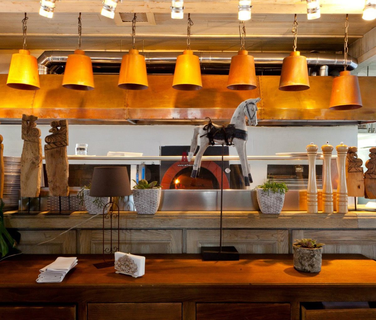 Ресторан с открытой кухней