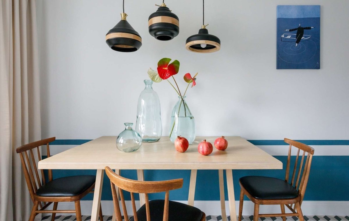 Освещение над обеденной зоной