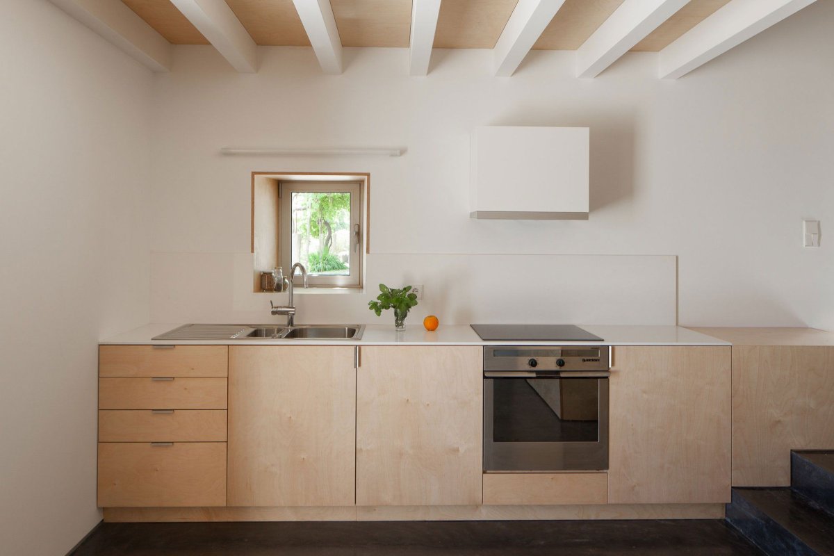 Кухонные шкафы из фанеры