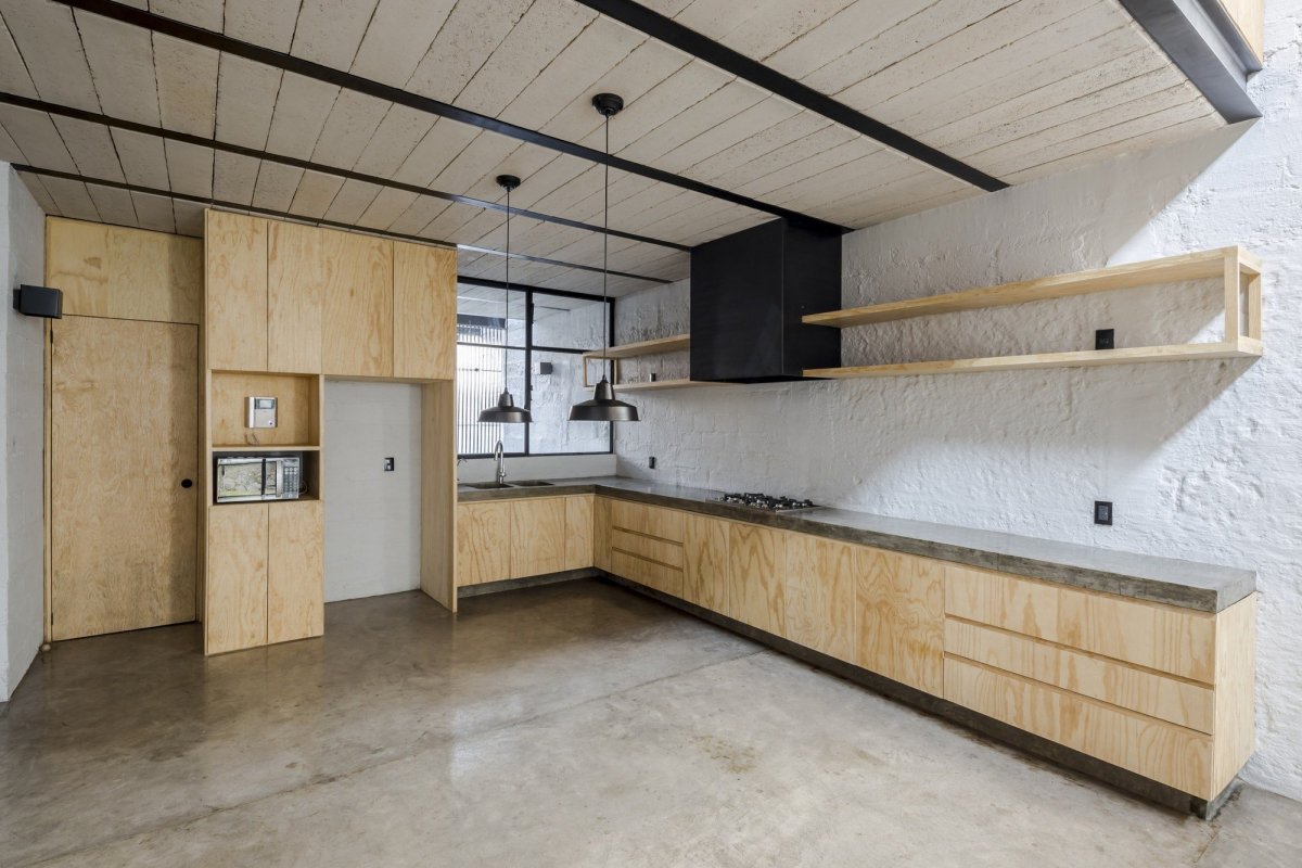 Кухонная мебель из фанеры