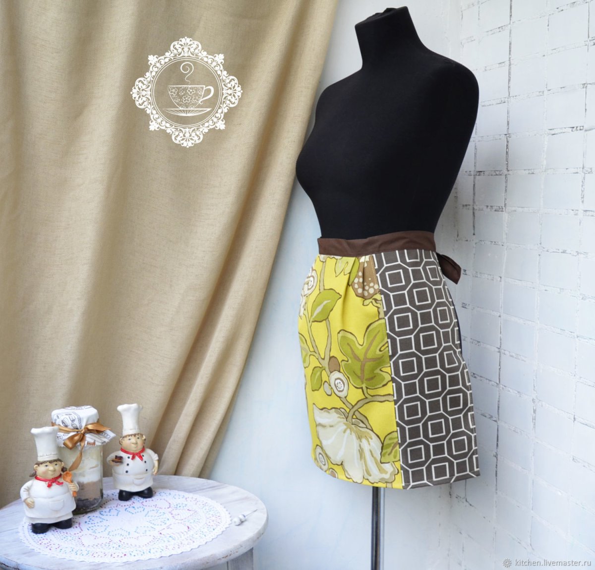 Лавандовый фартук