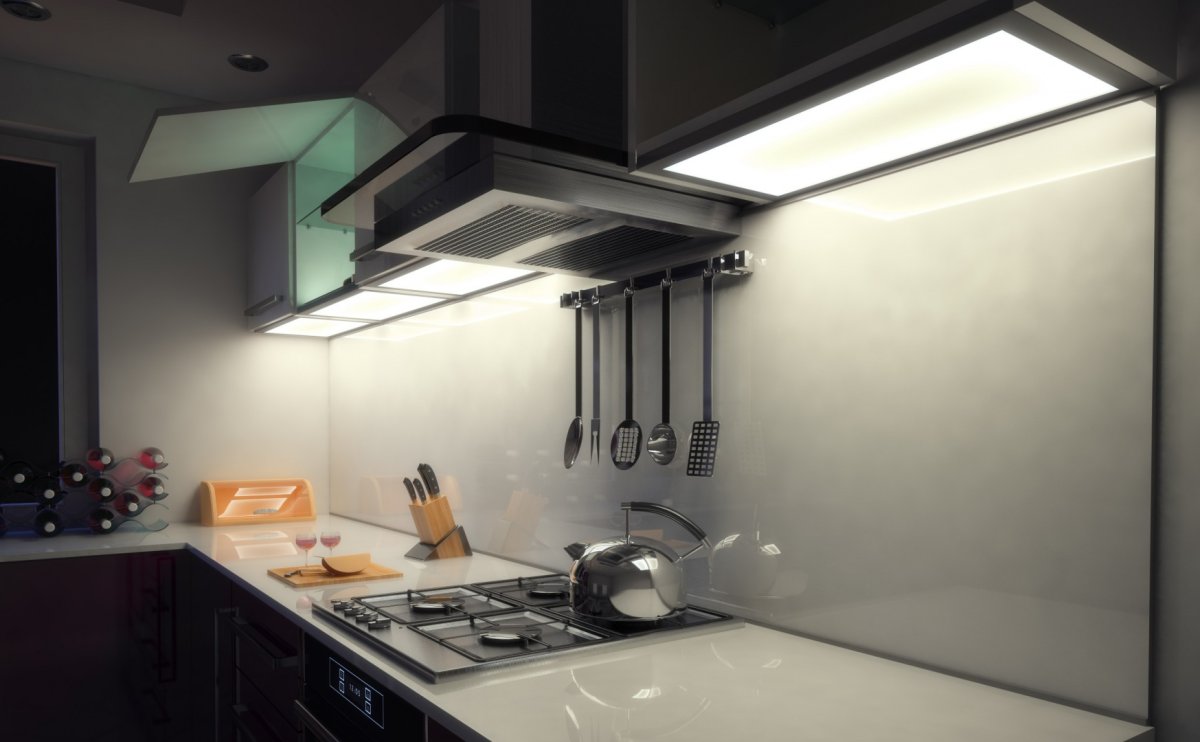 Подсветка зоны готовки