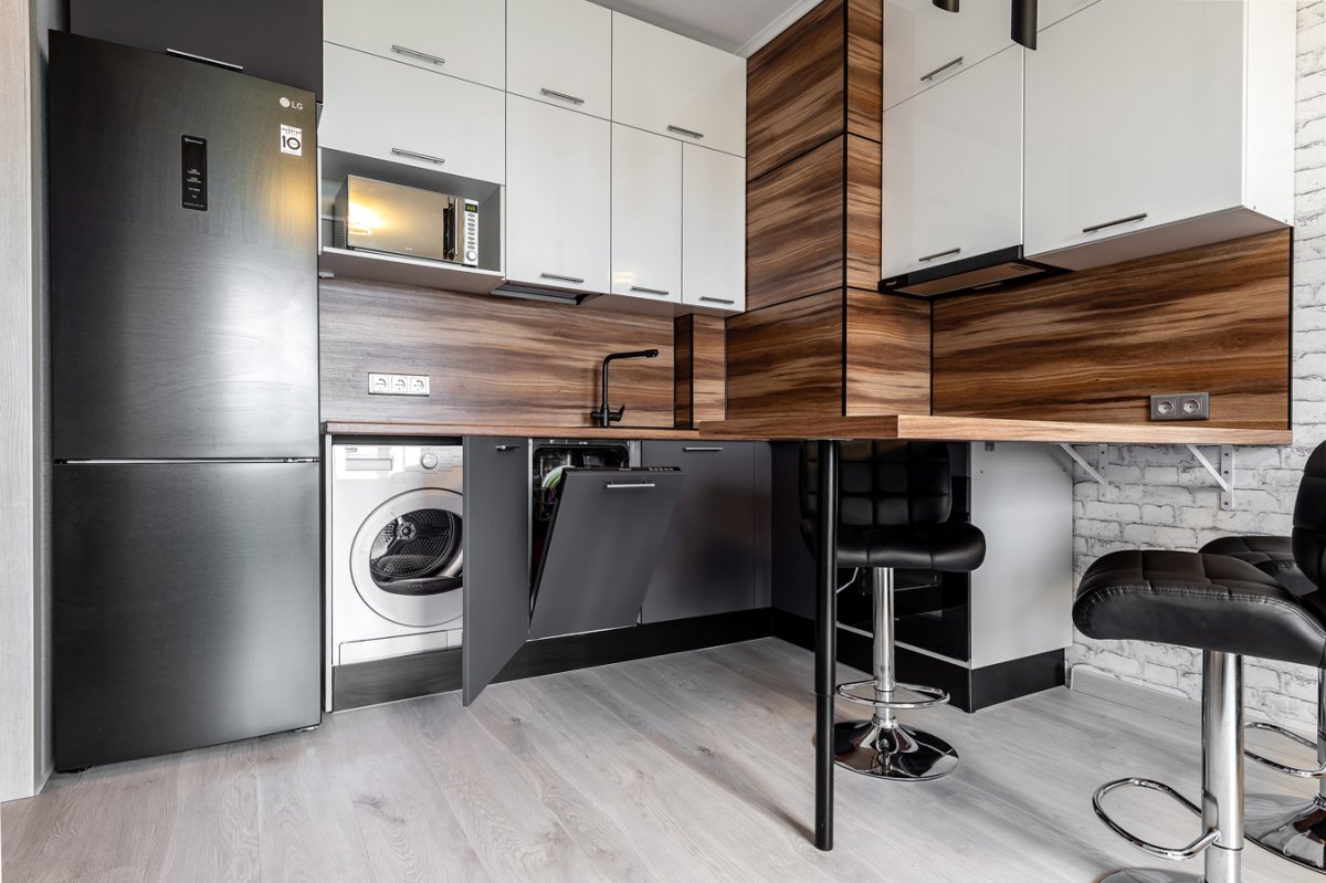 Кухня антрацит 2800