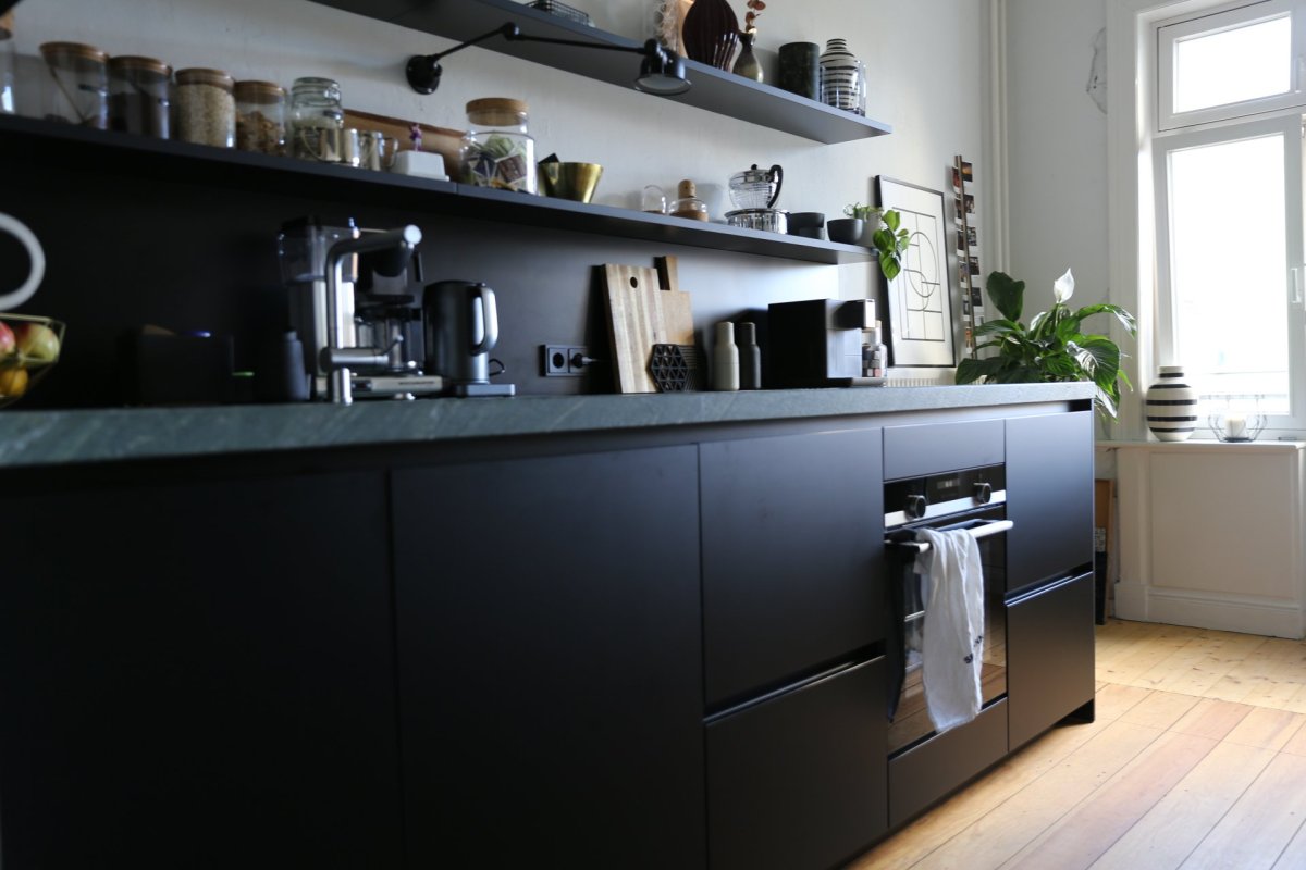 Кухня дуб антрацит