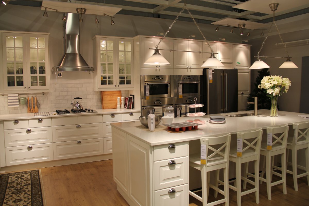 Кухня икеа Будбин в стиле Прованс