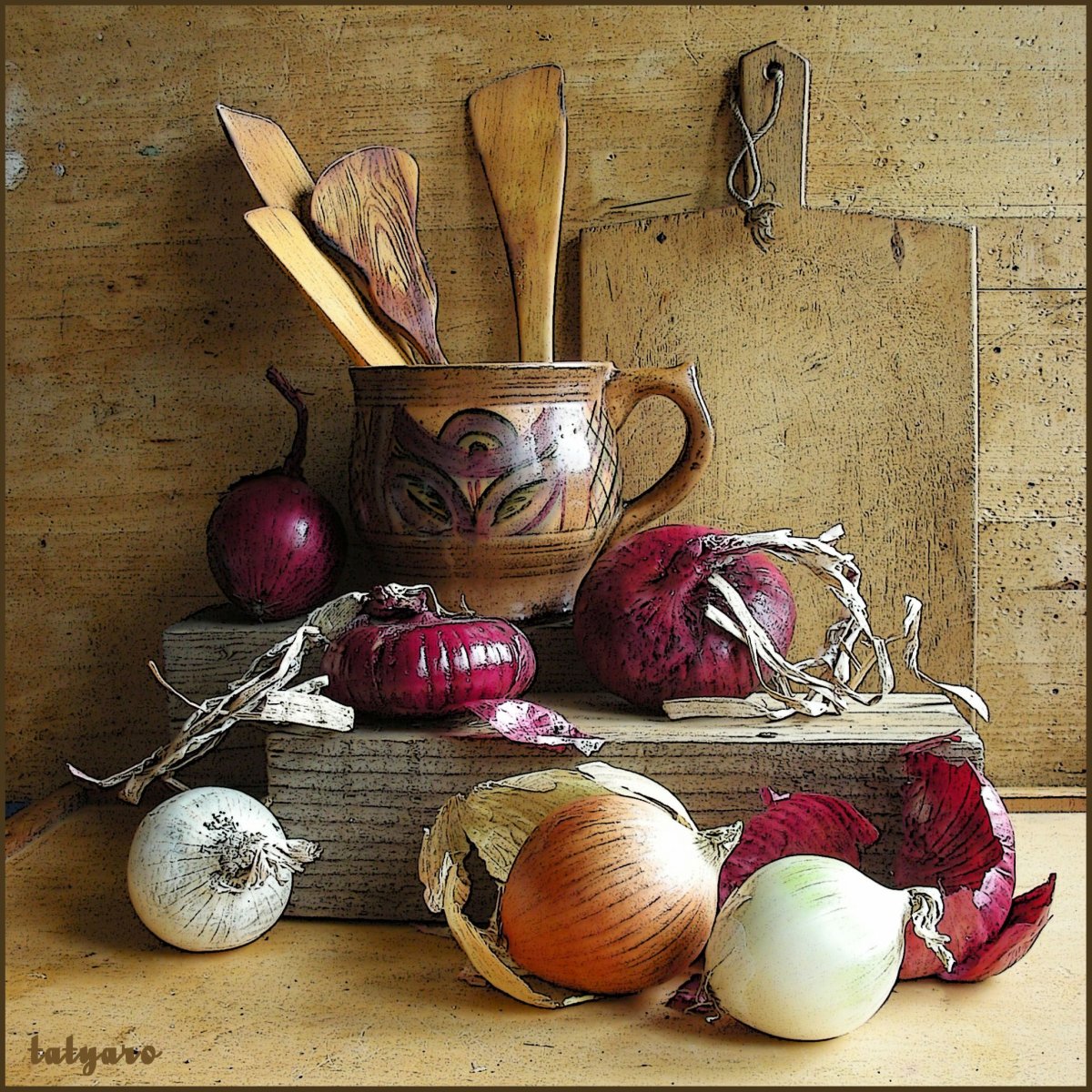 Натюрморт с фруктами