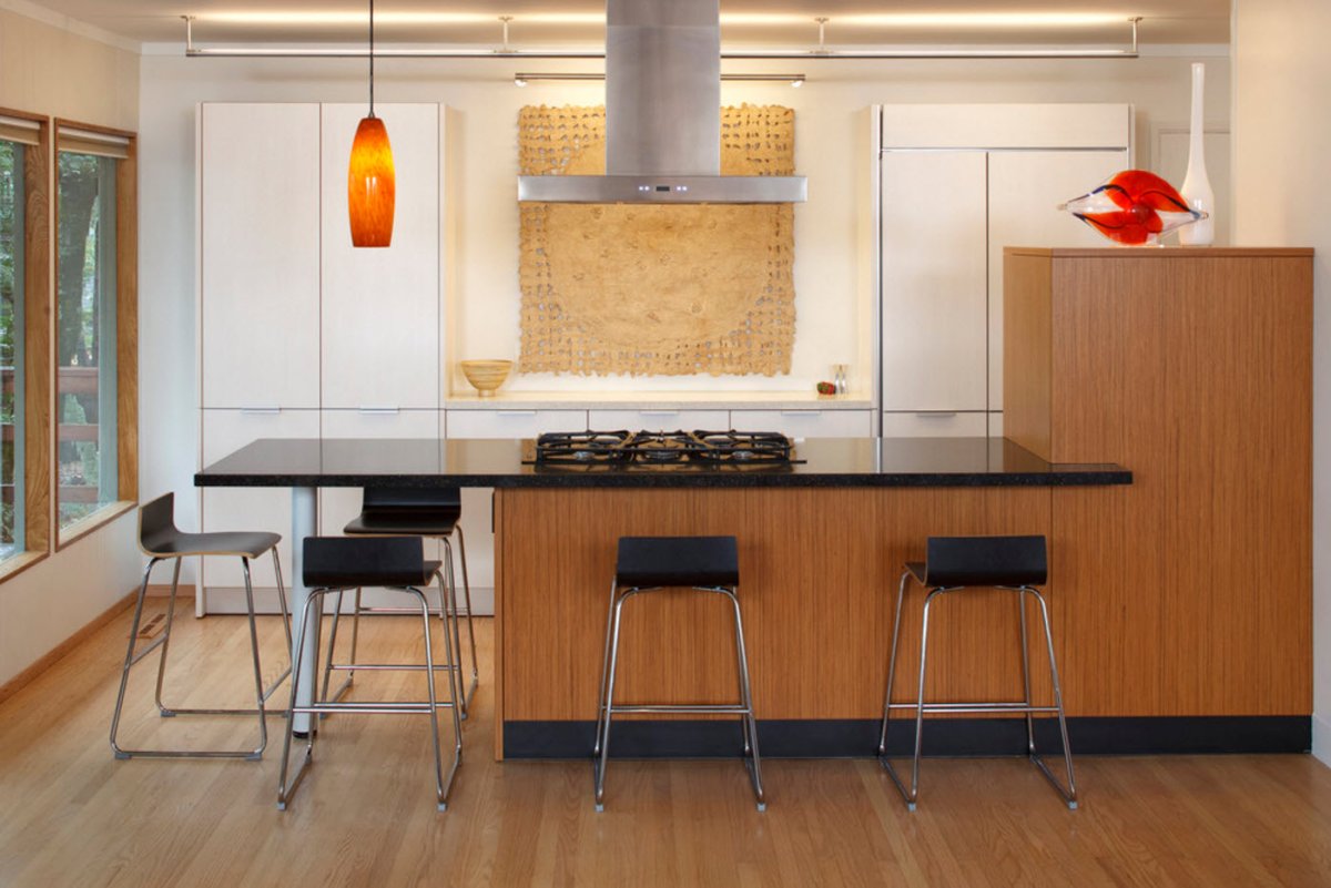 Подвесная столешница на кухню