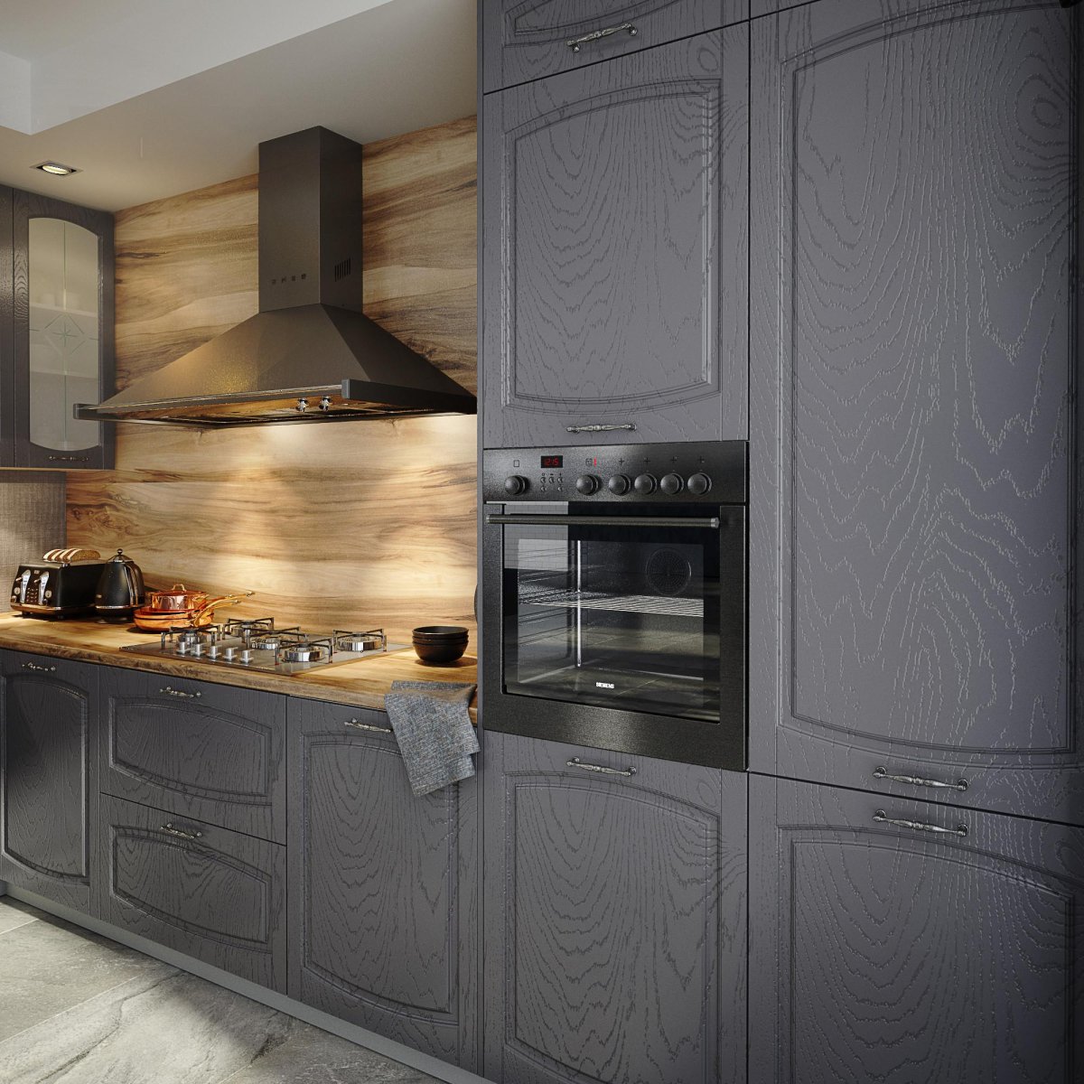 Фасад выдвижного ящика Delinia ID "Петергоф грей"