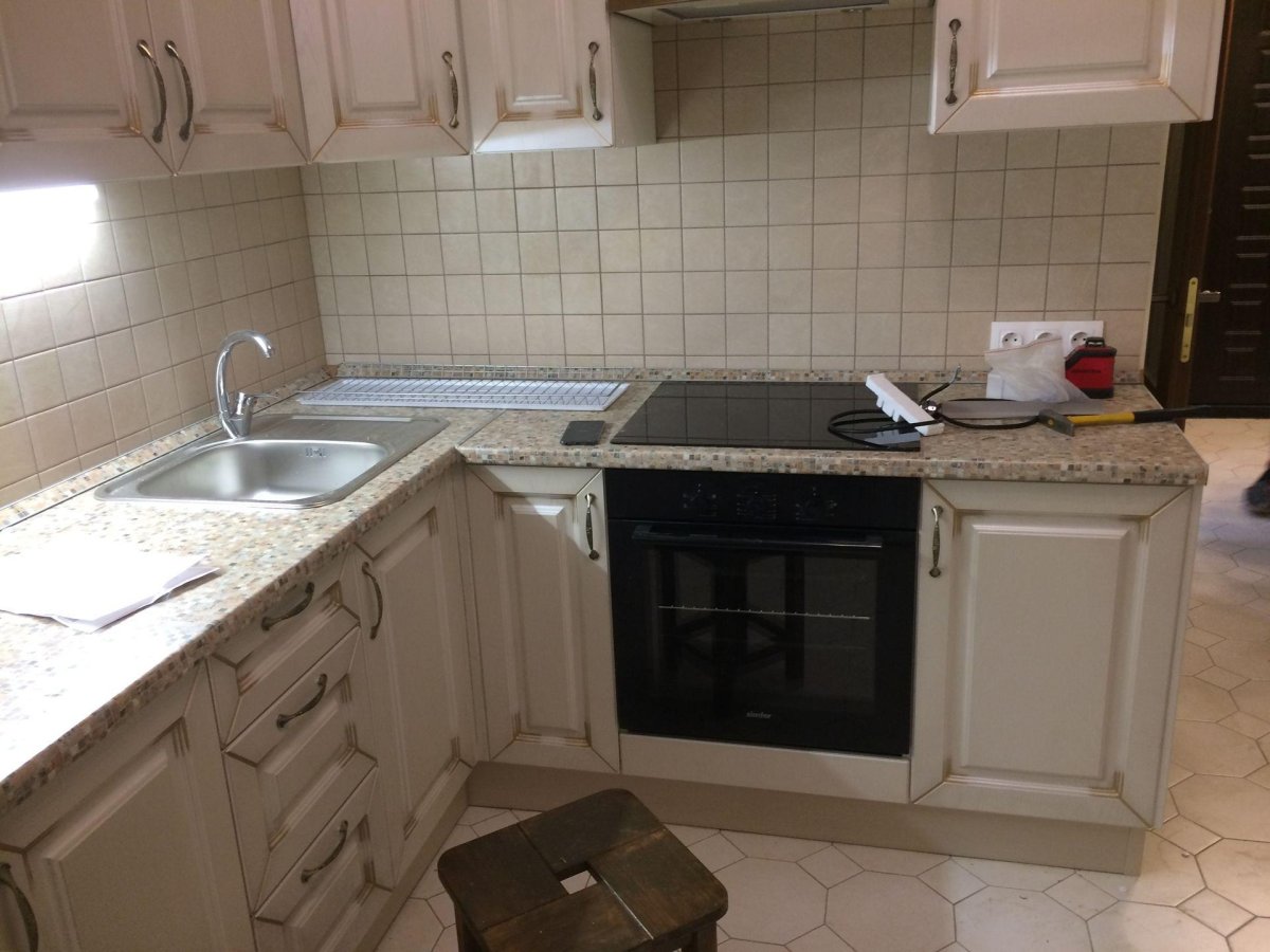 Кухня Леда белая Леруа Мерлен