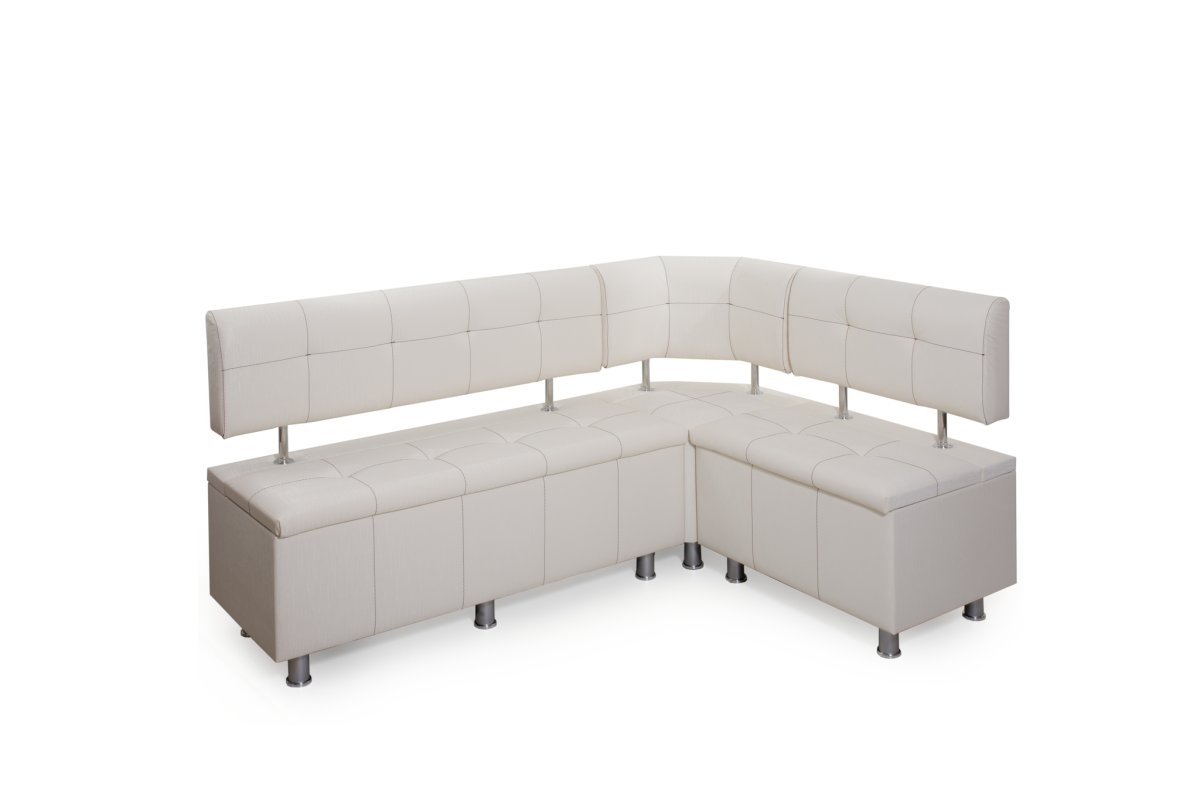 Лавка с подушками на кухню