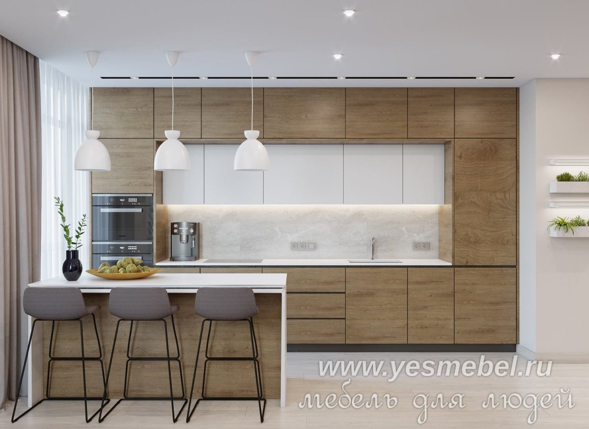 Кухня икеа с антресолью