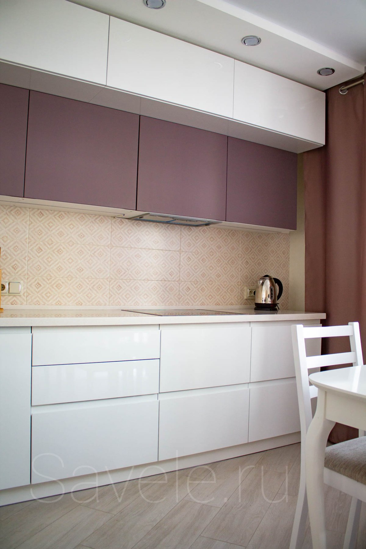 Кухонный гарнитур с антресолями