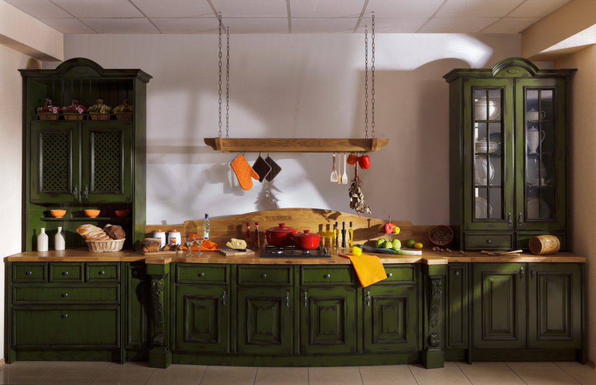 Кухня икеа изумруд