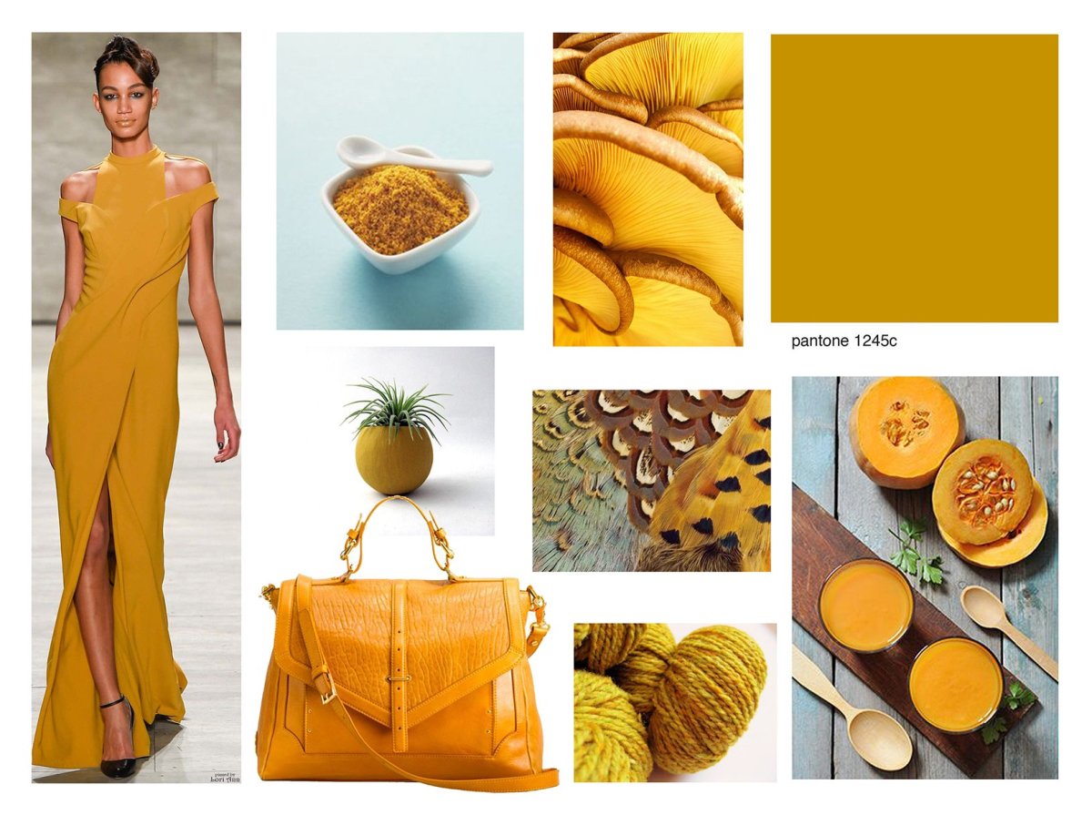 Горчичный цвет пантон