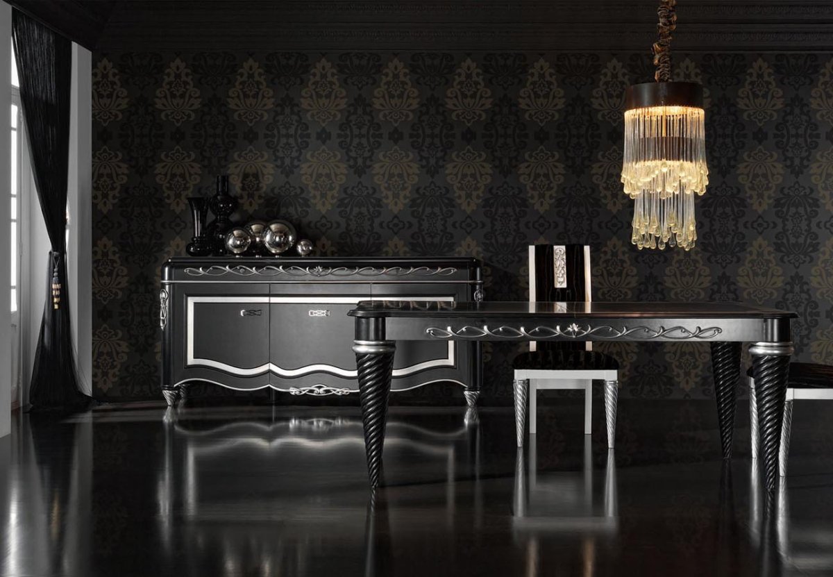 Черный интерьер