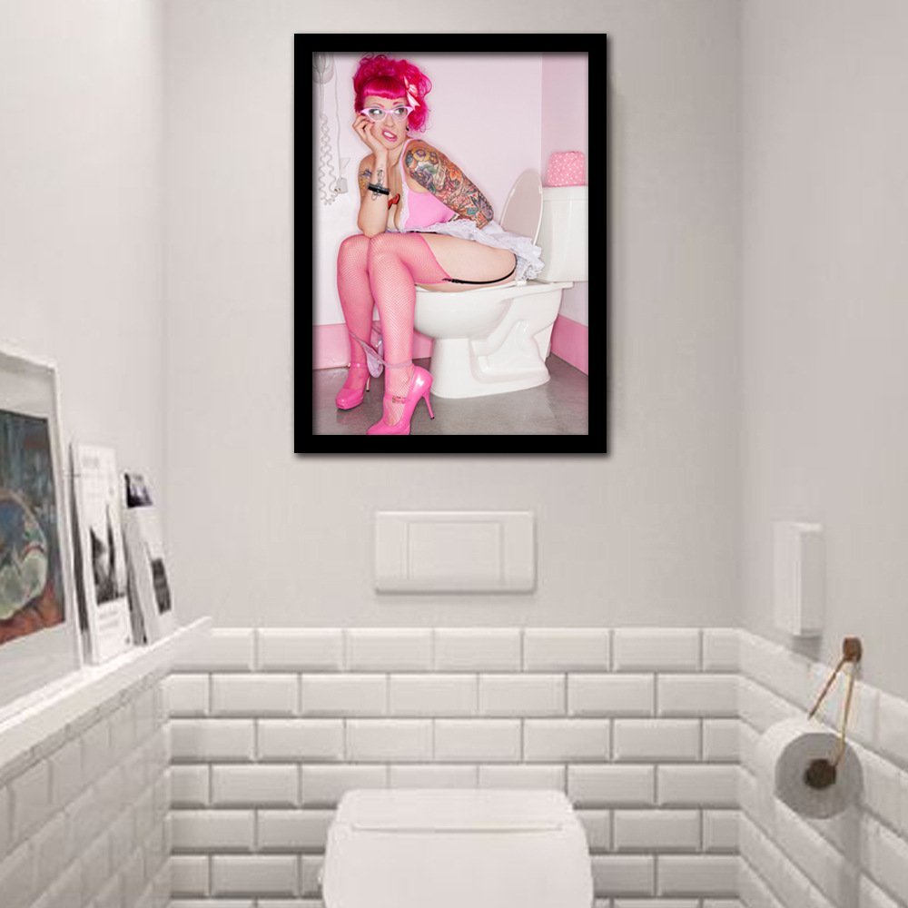 Постер в ванную комнату на стену