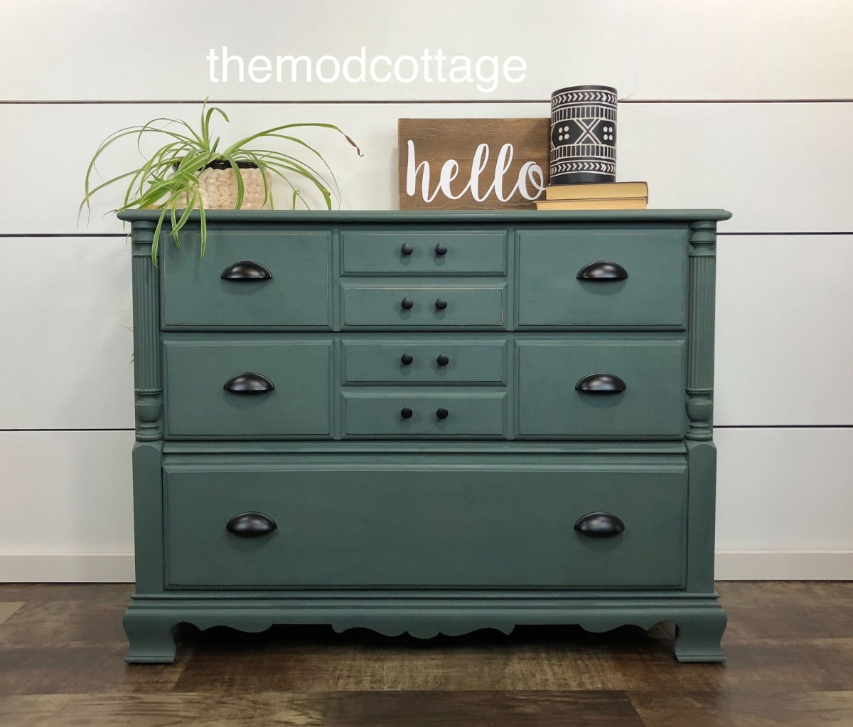 Зеленый комод икеа